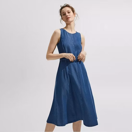 Heißer Verkauf Lenzing Tencel Denim Bekleidungsstoff Heavyweight Indigo Stock