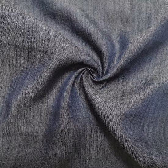 Hochwertiger Kleidungsstoff, Denim-Stoff aus 100 % Tencel-Twill, kein Stretch, für Herren, Shorts, Damen, Jeans